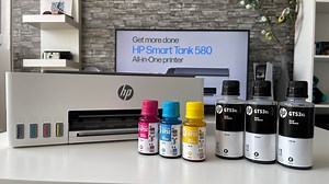 HP Smart Tank 580 All-in-one Review: Imprimantă multifuncțională CISS pentru întreaga familie și cerneală inclusă la pachet pentru până la 3 ani de printare