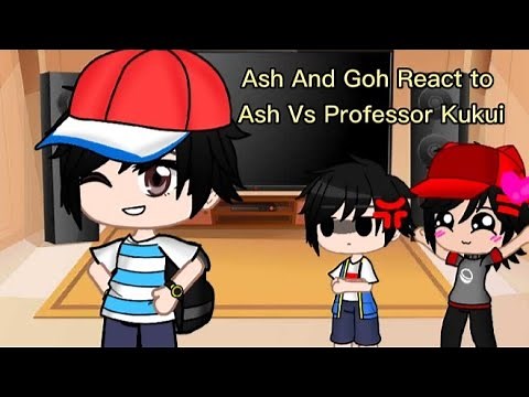 Ash And Goh React to Ash Vs Professor Kukui | Pokemon Journeys + Pokemon Sun And Moon