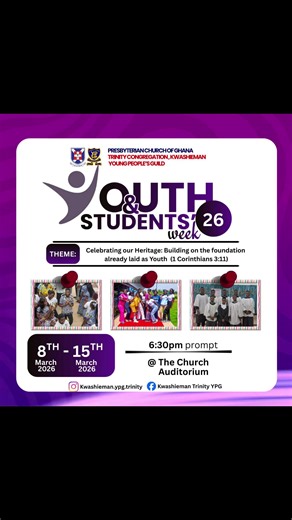 Kickoff Event for Youth and Student Week March 2026
