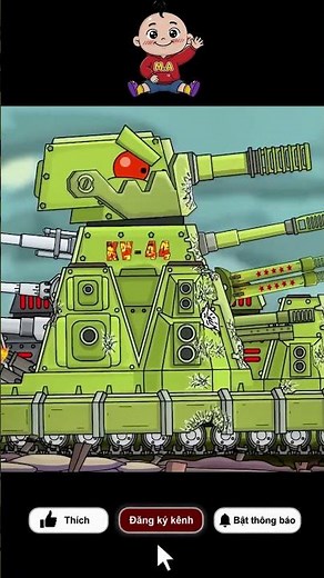 💥KV-44 M2.0 | The Immortal Fortress - Reborn from War Scrap #tank #animation@HomeAnimations