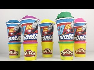 Thomas and Friends Play Doh Ice Cream Learn Colors