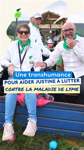 146K views · 2.2K reactions | Justine est atteinte de la maladie de Lyme et a décidé de sensibiliser avec son association Le duel LYME - Justine à l'occasion d'une transhumance à la Chapelle-des-Bois  G. Cransac, G. Soudat, P. Corne, M. Hecky | France 3 Franche-Comté | Facebook