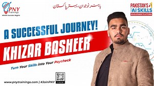 💡 𝐒𝐮𝐜𝐜𝐞𝐬𝐬 𝐒𝐭𝐨𝐫𝐲 – 𝐅𝐫𝐨𝐦 𝐋𝐞𝐚𝐫𝐧𝐢𝐧𝐠 𝐭𝐨 𝐆𝐥𝐨𝐛𝐚𝐥 𝐄𝐚𝐫𝐧𝐢𝐧𝐠! 🌍🚀 Meet 𝐊𝐡𝐢𝐳𝐚𝐫 𝐁𝐚𝐬𝐡𝐞𝐞𝐫 — after completing the Core Python with OOP Principles & AI course at PNY Trainings, he stepped into the freelancing world and is now working on international projects with an impressive monthly earning! 💰✨ 💬 “AI Powered Skill hasil karo… phir earning sirf Pakistan tak limited nahi rehti!” If you're dreaming of building a high-income tech career, this is your sign. S