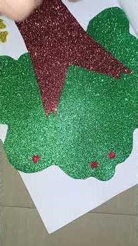 How to make glitter tree #shorts