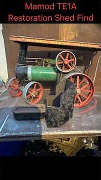 Mamod TE1A Traction Engine Shed Find Restoration and 1st Run