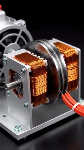 1750W Belt Driven Rotor Generator Dual Coil Output System