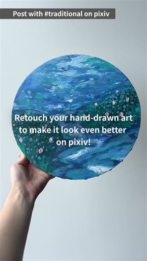 pixiv on Instagram: "Want to upload your traditional art to social media, but not sure how to make it look good?🤔 See our tips for retouching your digitized art to create the best viewing experience!🪄✨ ✨Ready to take on the pixiv Traditional Art Challenge 2025?✨ Until September 30th, 2025, post your traditional art to pixiv with the tag #traditional2025 to win a chance for your art to be featured on pixiv's official X and Facebook accounts!💫 Do you have any non-digital art that you haven't po