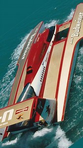 MISS BUD These clips are from 1991 Promo Footage of Bernie Little’s Miss Budweiser. Bernie was ahead of his time by decades. 👀 Exerpts of an article on Bernie Little Companies web site - Between 1963 and 2002, Little’s boats participated in 354 Unlimited races. His team finished in the top-3 a total of 230 times with a record 134 victories.” Bernie’s 134th—and final—race victory occurred at the 2002 General Motors Cup on Seattle’s Lake Washington, where MISS BUDWEISER finished first in all four