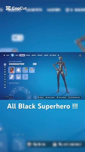 How to make all Black Superhero Skins