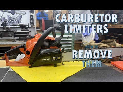 Removing Carburetor Limiters in a Small Engine