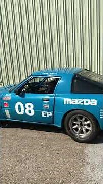 Mazdatrix Wide Body 13b Gen 1 RX7 E-Production car load up - Kyle Mohan Racing
