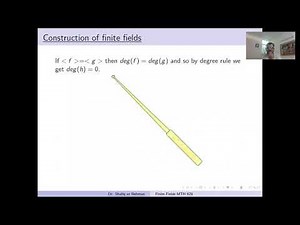 Finite Fields-1 (Introduction,Background and Construction )