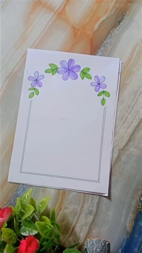 5 borderdesigns #notebookborder schoolprojectideas #easyborderdrawing #frontpagedesign #shortsfeed