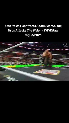 Seth Rollins Challenges Adam Pearce on WWE Raw