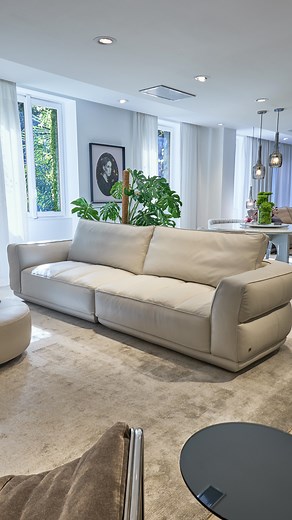 Natuzzi Italia on Instagram: "The upholstery and generous seating offer absolute comfort, the skilful combination of modular units and conviviality. Natuzzi Italia and Mauro Lipparini present Habita at Milan Design Week 2025 April 8th - 13th Natuzzi Italia Store via Durini, 24 #natuzzi #natuzziitalia #milanodesignweek #mdw25"
