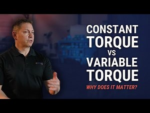Constant Torque vs. Variable Torque: What You Need to Know for VFD Selection