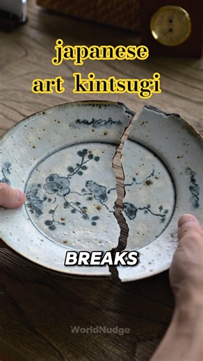 Your Broken Pieces Are Worth More Than Gold | The Kintsugi Lesson #reels #facts
