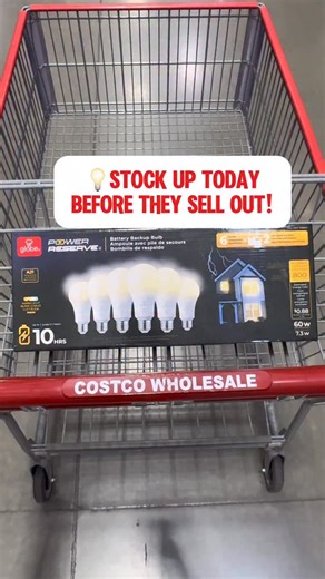 Be prepared if your power ever goes out with these @globeelectric Battery Backup Bulbs at @costco US and Canada! -Set of 6 for only $18.99! -Gives you Up to 10 hours of backup light during outages -Energy-efficient -3 dimming options: high, medium, and low -Warm light (3000K) for a comfortable glow Stock up at Costco today! #costco #homedecor #lighting #homeimprovement | costcoguide