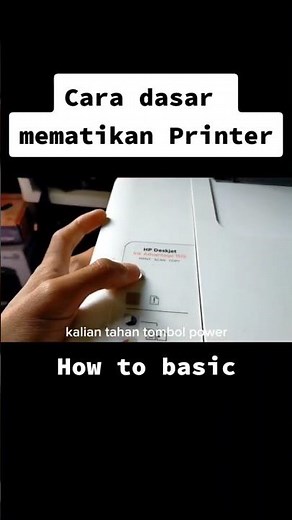 cara mematikan mesin printer #howtobasic#caradasar#mematikan#printer#hpdeskjet#1515#fypシfyp
