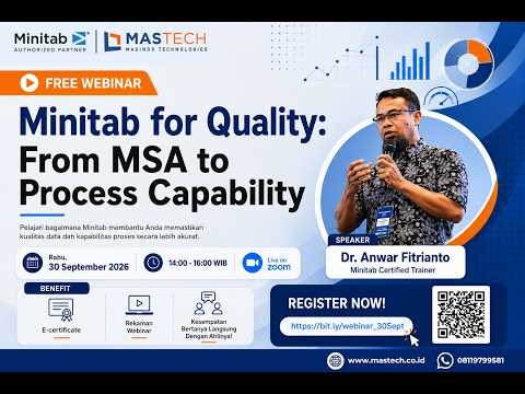 Free Webinar Minitab: Minitab for Quality - From MSA to Process Capability