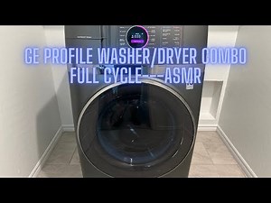 GE Profile Washer Dryer Combo Full cycle ASMR