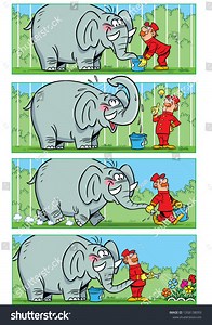 Vector Illustration Shows Story Comic Funny Stock Vector (Royalty Free) 1358138093 | Shutterstock