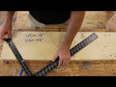 How to Layout a Stair Stringer