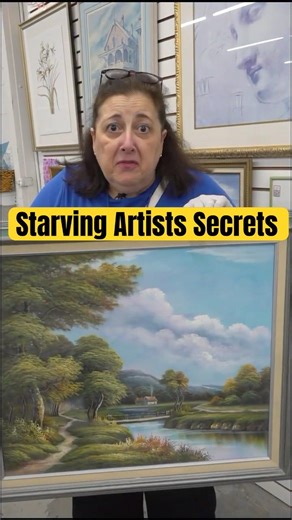 Secrets of Starving Artist Paintings - Thrift Shopping with Dr. Lori