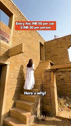 India's Most Haunted Village | Kuldhara Village #zostel #shorts #kuldhara #jaisalmer