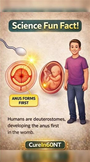 Science Fun Fact: Human Embryo Development Explained Simply #shorts #ytfeeds #Science #Biology