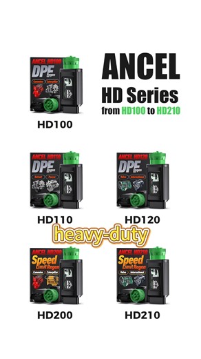 What are the differences between HD100, HD110, HD120, HD200, and HD210? #ANCEL #TruckScanner #heavyduty #diagnosticscanner | ANCEL