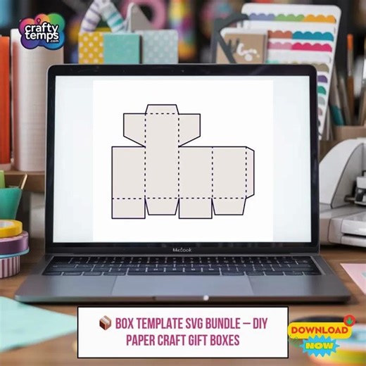 📦 Box Template SVG Bundle – DIY Paper Craft Gift Boxes