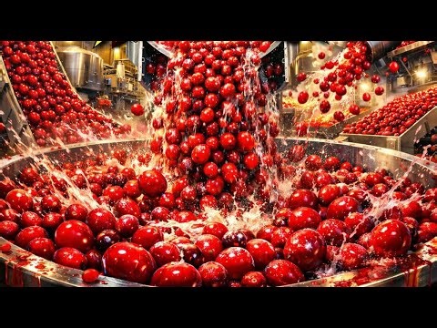 How Cranberries are Processed | From Farm to Factory