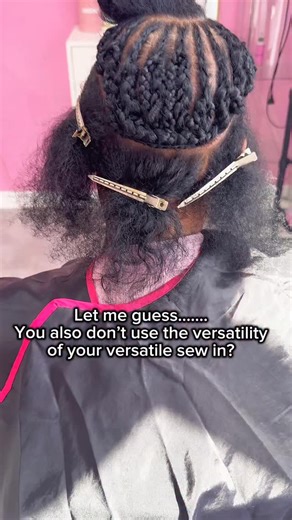 2.3K views · 156 reactions | Here’s the truth ………. Most people don’t actually use all the versatility. Many clients pay extra for a versatile install but end up wearing it one way most of the time, middle part, side part, or ponytail instead of switching up styles regularly. Girl, this style is meant to switch up﫶 Bundles provided by us- 16” 18” 20” Straight Human Hair. . #fblifestyle #viral #versatilesewin #sewinstyles | ShenzyBeauty | Facebook