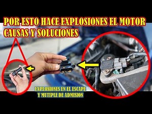 POR QUE AL ACELERAR EL AUTO HACE EXPLOSIONES - QUE CAUSA LAS CONTRA EXPOSIONES Y JALONEOS EN MOTOR