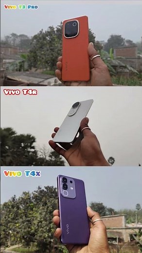 Best Vivo Phone Under 25k || Vivo T3 Pro Vs Vivo T4R 5G Vs Vivo T4x 5G Smartphone 🔥