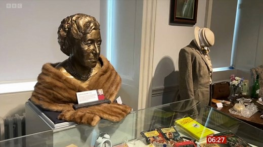 The new Agatha Christie Exhbition at Shire Hall Museum in Dorchester opens today! 🎥: Featured on BBC South News this morning | Dorchester, Thomas Hardy Country
