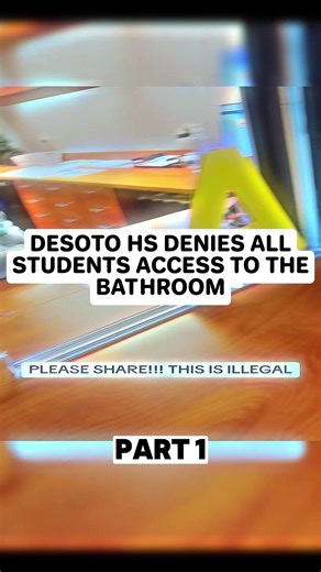 DESOTO HIGH SCHOOL LITERALLY LOCKS EVERY BATHROOM AND DENIES ACCESS TO EVERY STUDENT #desotohighschool #DESOTO #kelliekelshow