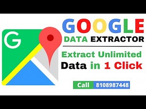 Extract unlimited data from Google Maps in 1 click with Google Map Data Extractor