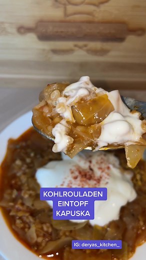 Kohlrouladen Eintopf Kapuska Recipe