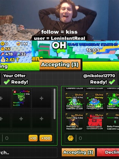 Was THIS A GOOD Trade? #escapetsunamiforbrainrot #escapetsunami #roblox #ETFB #brainrot