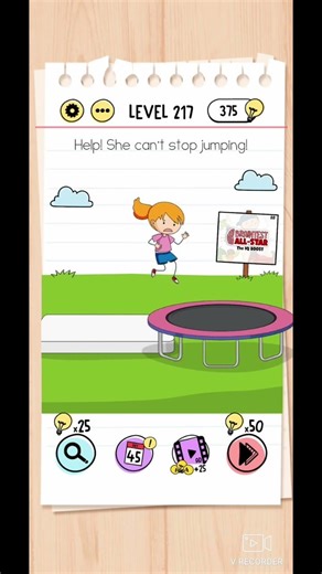 Level 217, Brain Test game