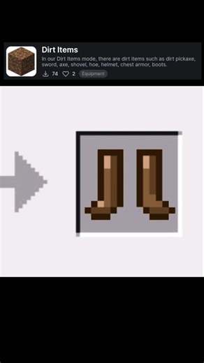 craft 229! ( Dirt Boots 💀) #minecraft