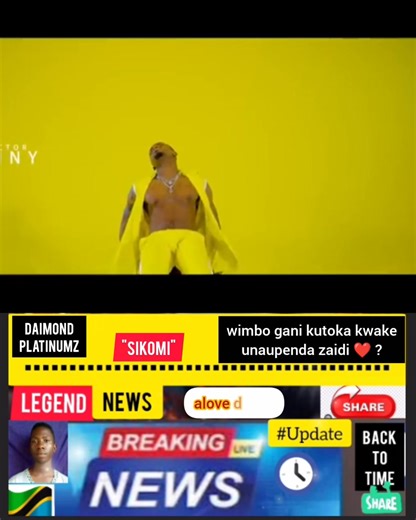 Bongo Flavour music super star from Tanzania Diamond Platinumz at way back song SIKOMI Vodacom VOA Swahili TotalEnergies NBC Tanzania #AmazonFashion #Huawei | Alove Dayod