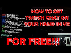 HOW TO GET TWITCH CHAT ON YOUR HAND FOR FREE!!!