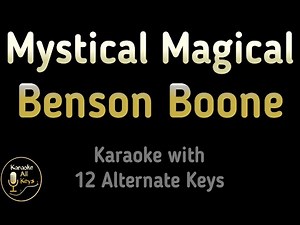 Benson Boone - Mystical Magical Karaoke Instrumental Lower Higher Female & Original Key