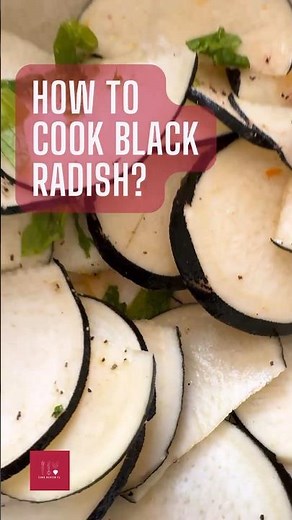 How to cook Black Radish? #healthyfood #howto #short