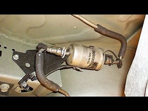 HOW TO CHANGE THE GASOLINE FILTER