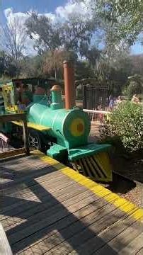Jacksonville Zoo Victoria Train Arriving at Trout River Station 2/21/2026