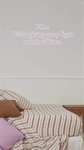 I Love Linen | Linen bedding & homewares on Instagram: "✋ COMP CLOSED ✋ Thank you to our cosy community for making these giveaways possible! The winner will be contacted shortly via @ilovelinen - stay tuned for more giveaways and special offers! 😘 💫OUR FIRST GIVEAWAY OF THE YEAR💫 A fresh start calls for fresh linen, don’t you think? ✨ As a thank you for being part of our ever-growing linen-crazed community (over 262,000 of you—wow! 🥹💕), we’re giving away a $350 I Love Linen voucher to help 